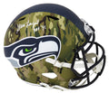 Steve Largent Signed Seattle Seahawks CAMO Riddell Full Size Speed Replica Helmet w/HOF'95 - LARREP309 - Steve Largent Signed Seattle Seahawks CAMO Riddell Full Size Speed Replica Helmet w/HOF'95 product image