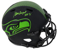 Steve Largent Signed Seattle Seahawks Eclipse Riddell Full Size Speed Replica Helmet w/HOF'95 (In Green) - LARREP310 - Steve Largent Signed Seattle Seahawks Eclipse Riddell Full Size Speed Replica Helmet w/HOF'95 (In Green) product image