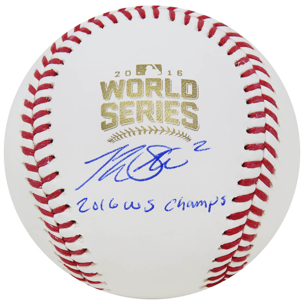 Tommy La Stella Signed Rawlings Official 2016 World Series MLB Baseball w/16 WS Champs - LASBSB114 - Tommy La Stella Signed Rawlings Official 2016 World Series MLB Baseball w/16 WS Champs product image