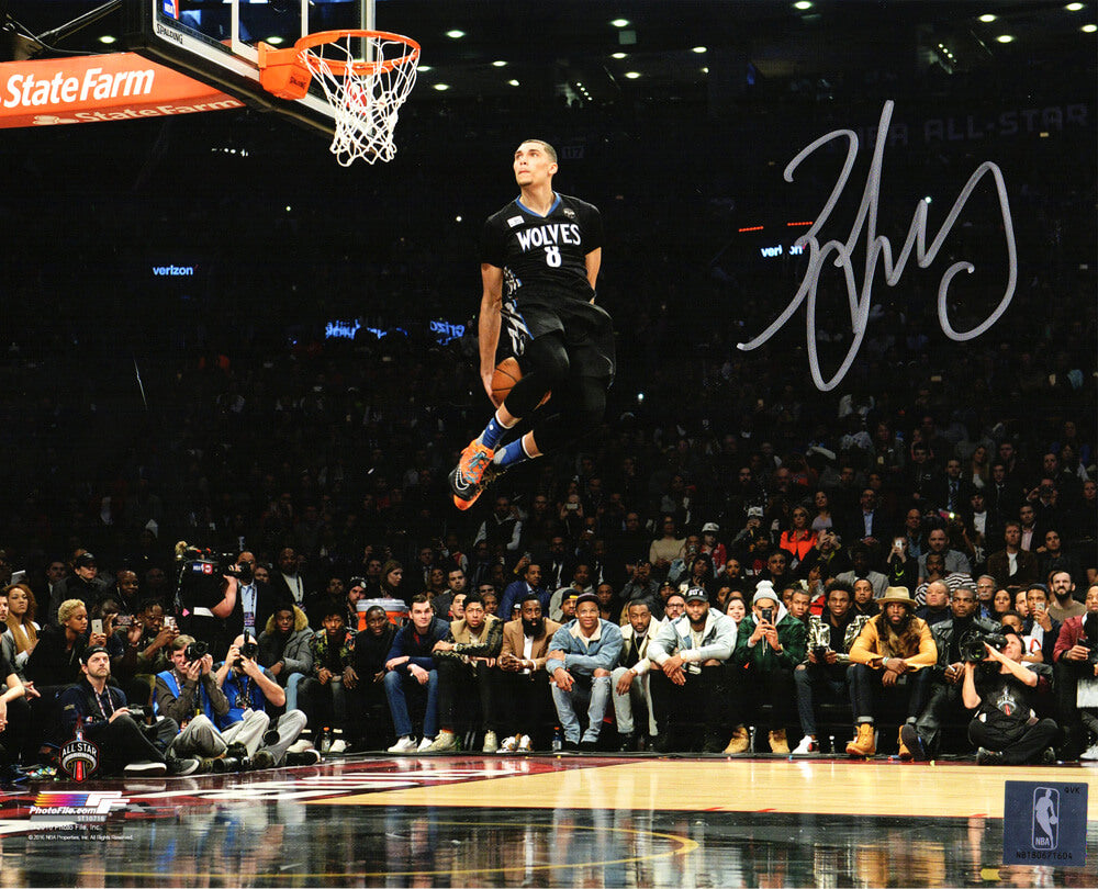 Zach LaVine Signed Minnesota Timberwolves 2016 NBA Slam Dunk Contest 8x10 Photo - LAV08P203 - Zach LaVine Signed Minnesota Timberwolves 2016 NBA Slam Dunk Contest 8x10 Photo product image