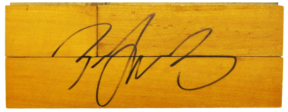 Zach LaVine Signed  8x3 Basketball Court Floor Piece - LAVFLO200 - Zach LaVine Signed 8x3 Basketball Court Floor Piece product image