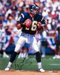 Ryan Leaf Signed Chargers Dropback Action 16x20 Photo - LEA16P300 - Ryan Leaf Signed Chargers Dropback Action 16x20 Photo product image