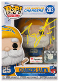 Ryan Leaf Signed Chargers SANTA Funko Pop Doll #203 - LEAFUN300 - Ryan Leaf Signed Chargers SANTA Funko Pop Doll #203 product image