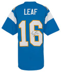 Ryan Leaf Signed Powder Blue Custom Football Jersey - LEAJRY301 - Ryan Leaf Signed Powder Blue Custom Football Jersey product image