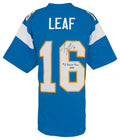 Ryan Leaf Signed Powder Blue Custom Football Jersey w/#2 Draft Pick 1998 - LEAJRY303 - Ryan Leaf Signed Powder Blue Custom Football Jersey w/#2 Draft Pick 1998 product image
