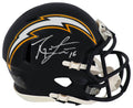 Ryan Leaf Signed Chargers Throwback Navy Riddell Speed Mini Helmet - LEAMIN301 - Ryan Leaf Signed Chargers Throwback Navy Riddell Speed Mini Helmet product image