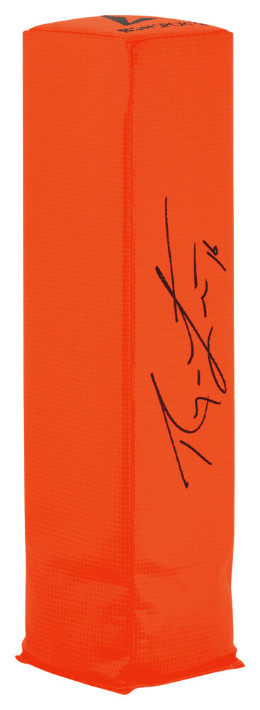 Ryan Leaf Signed Orange Football Endzone Pylon - LEAPYL300 - Ryan Leaf Signed Orange Football Endzone Pylon product image