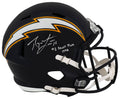 Ryan Leaf Signed Chargers T/B Navy Riddell Full Size Speed Replica Helmet w/#2 Draft Pick 1998 - LEAREP302 - Ryan Leaf Signed Chargers T/B Navy Riddell Full Size Speed Replica Helmet w/#2 Draft Pick 1998 product image