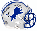 Dick LeBeau Signed Detroit Lions Throwback Riddell Speed Mini Helmet w/HOF 2010 - LEBMIN300 - Dick LeBeau Signed Detroit Lions Throwback Riddell Speed Mini Helmet w/HOF 2010 product image