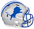 Dick LeBeau Signed Detroit Lions Throwback Riddell Full Size Speed Replica Helmet w/HOF 2010 - LEBREP300 - Dick LeBeau Signed Detroit Lions Throwback Riddell Full Size Speed Replica Helmet w/HOF 2010 product image