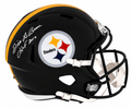 Dick LeBeau Signed Pittsburgh Steelers Riddell Full Size Speed Replica Helmet w/HOF 2010 - LEBREP301 - Dick LeBeau Signed Pittsburgh Steelers Riddell Full Size Speed Replica Helmet w/HOF 2010 product image