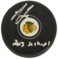 Nick Leddy Signed Blackhawks Logo Hockey Puck w/2013 SC Champs - LEDPUC402 - Nick Leddy Signed Blackhawks Logo Hockey Puck w/2013 SC Champs product image