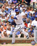 Derrek Lee Signed Chicago Cubs White Jersey Batting 8x10 Photo - LEE08P110 - Derrek Lee Signed Chicago Cubs White Jersey Batting 8x10 Photo product image