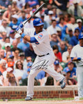 Derrek Lee Signed Chicago Cubs White Jersey Batting 16x20 Photo - LEE16P100 - Derrek Lee Signed Chicago Cubs White Jersey Batting 16x20 Photo product image