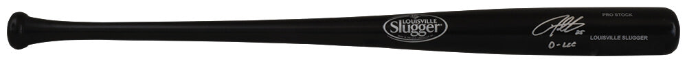 Derrek Lee Signed Louisville Slugger Black Pro Stock Baseball Bat w/D-Lee - LEEBAT101 - Derrek Lee Signed Louisville Slugger Black Pro Stock Baseball Bat w/D-Lee product image