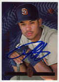 Derrek Lee Signed Padres 1994 SP Foil Rookie Baseball Card #10 - LEECAR110 - Derrek Lee Signed Padres 1994 SP Foil Rookie Baseball Card #10 product image