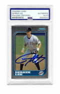 Derrek Lee Signed Padres 1997 Bowman Chrome Baseball Card #200 - (PSA Encapsulated) - LEECAR113 - Derrek Lee Signed Padres 1997 Bowman Chrome Baseball Card #200 - (PSA Encapsulated) product image