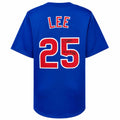 Derrek Lee Signed Blue Custom Baseball Jersey w/05 NL Batting Champ - LEEJRY104 - Derrek Lee Signed Blue Custom Baseball Jersey w/05 NL Batting Champ product image