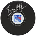 Brian Leetch Signed New York Rangers Logo Hockey Puck (Fanatics) - LEEPUC400 - Brian Leetch Signed New York Rangers Logo Hockey Puck (Fanatics) product image