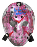 Ari Lehman Signed Friday The 13th Silver & Pink Mask w/Jason 1 - LEHOTH502 - Ari Lehman Signed Friday The 13th Silver & Pink Mask w/Jason 1 product image