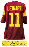 Matt Leinart Signed Maroon Custom Football Jersey w/04 HT - LEIJRY300 - Matt Leinart Signed Maroon Custom Football Jersey w/04 HT product image