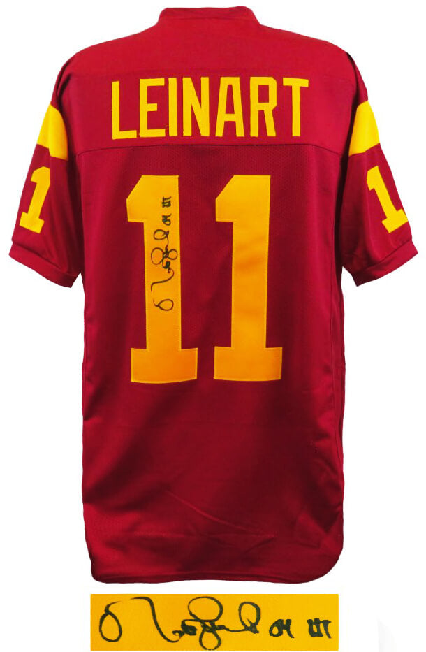 Matt Leinart Signed Maroon Custom Jersey w/04 HT - LEIJRY301 - Matt Leinart Signed Maroon Custom Jersey w/04 HT product image