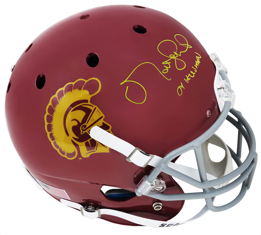 Matt Leinart Signed USC Trojans Schutt Full Size Replica Helmet w/04 Heisman - LEIREP300 - Matt Leinart Signed USC Trojans Schutt Full Size Replica Helmet w/04 Heisman product image