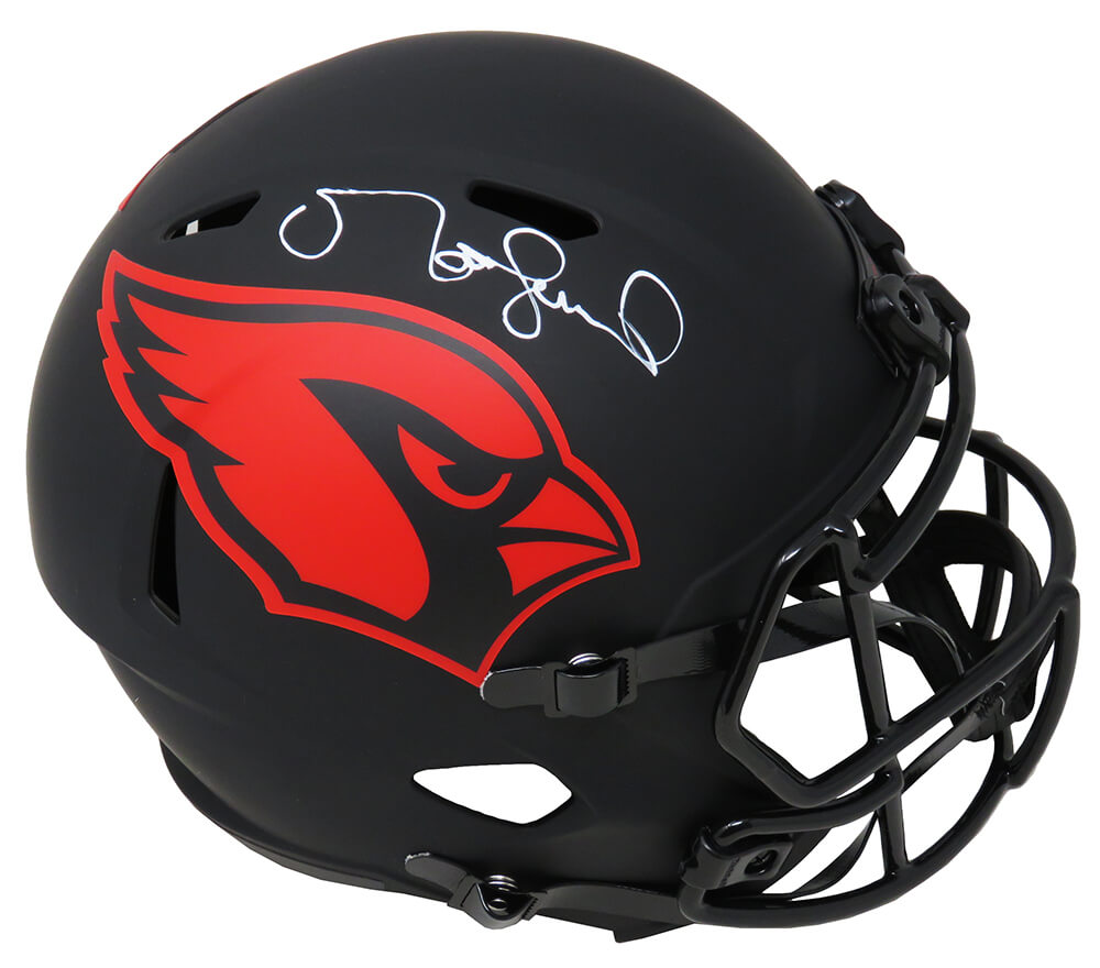 Matt Leinart Signed Arizona Cardinals Eclipse Black Matte Riddell Full Size Speed Replica Helmet - LEIREP301 - Matt Leinart Signed Arizona Cardinals Eclipse Black Matte Riddell Full Size Speed Replica Helmet product image