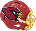 Matt Leinart Signed Arizona Cardinals FLASH Riddell Full Size Speed Replica Helmet w/2006 1st Rd Pick - LEIREP303 - Matt Leinart Signed Arizona Cardinals FLASH Riddell Full Size Speed Replica Helmet w/2006 1st Rd Pick product image