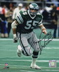 Frank LeMaster Signed Philadelphia Eagles Green Jersey Action 8x10 Photo - LEM08P301TW - Frank LeMaster Signed Philadelphia Eagles Green Jersey Action 8x10 Photo product image