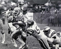 Frank LeMaster Signed Philadelphia Eagles B&W Tackle Action vs Falcons 16x20 Photo - LEM16P300TW - Frank LeMaster Signed Philadelphia Eagles B&W Tackle Action vs Falcons 16x20 Photo product image