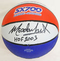 Meadowlark Lemon Signed Red, White & Blue Basketball w/HOF 2003 - LEMBSK200 - Meadowlark Lemon Signed Red, White & Blue Basketball w/HOF 2003 product image