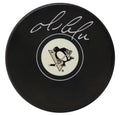 Mario Lemieux Signed Pittsburgh Penguins B&W Logo Hockey Puck - LEMPUC400 - Mario Lemieux Signed Pittsburgh Penguins B&W Logo Hockey Puck product image