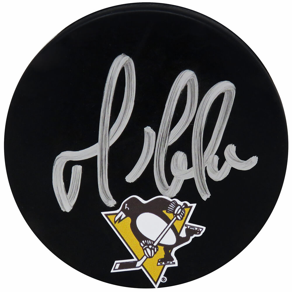 Mario Lemieux Signed Penguins Small Logo Hockey Puck (JSA) - LEMPUC402 - Mario Lemieux Signed Penguins Small Logo Hockey Puck (JSA) product image