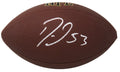Darius Leonard Signed Wilson Super Grip Full Size NFL Football - LEOFTB301 - Darius Leonard Signed Wilson Super Grip Full Size NFL Football product image