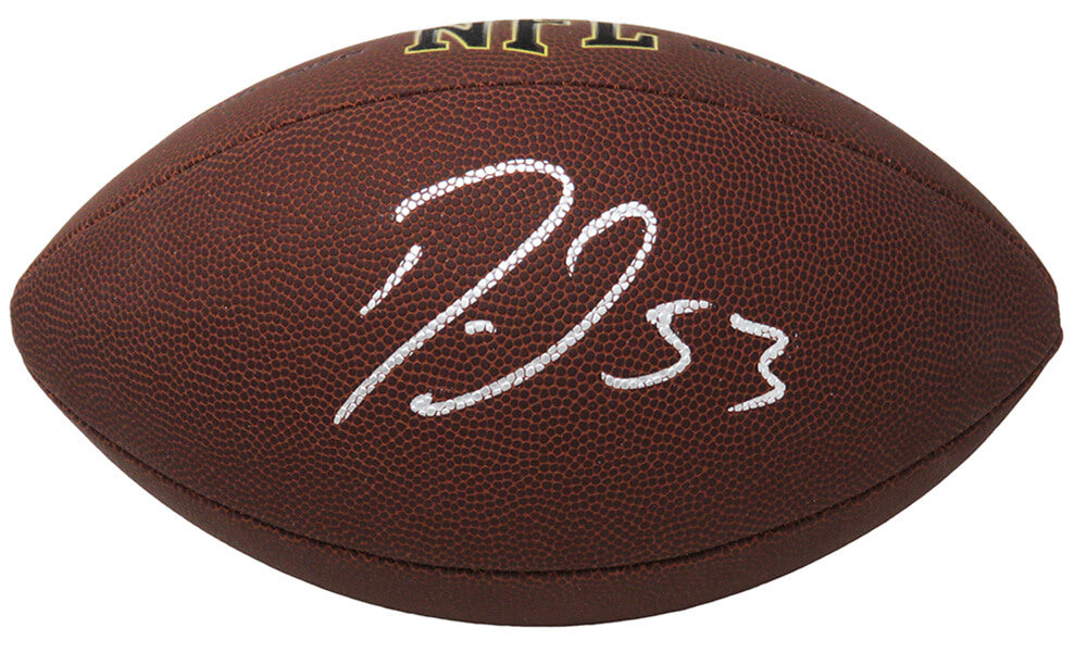Darius Leonard Signed Wilson Super Grip Full Size NFL Football - LEOFTB301 - Darius Leonard Signed Wilson Super Grip Full Size NFL Football product image