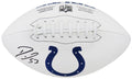 Darius Leonard Signed Indianapolis Colts Wilson White Logo Football - LEOFTB304 - Darius Leonard Signed Indianapolis Colts Wilson White Logo Football product image