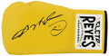 Sugar Ray Leonard Signed Cleto Reyes Yellow Boxing Glove - LEOGLV506 - Sugar Ray Leonard Signed Cleto Reyes Yellow Boxing Glove product image