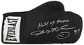 Sugar Ray Leonard Signed Everlast Black Boxing Glove w/Hall of Fame 97 - LEOGLV509 - Sugar Ray Leonard Signed Everlast Black Boxing Glove w/Hall of Fame 97 product image