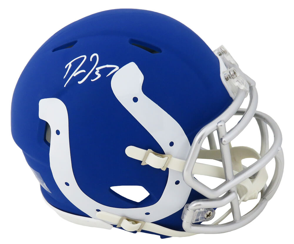 Darius Leonard Signed Indianapolis Colts AMP Riddell Speed Mini Helmet - LEOMIN304 - Darius Leonard Signed Indianapolis Colts AMP Riddell Speed Mini Helmet product image