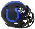 Darius Leonard Signed Indianapolis Colts Eclipse Black Matte Riddell Speed Mini Helmet - LEOMIN305 - Darius Leonard Signed Indianapolis Colts Eclipse Black Matte Riddell Speed Mini Helmet product image