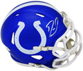 Darius Leonard Signed Indianapolis Colts FLASH Riddell Speed Mini Helmet (JSA) - LEOMIN306 - Darius Leonard Signed Indianapolis Colts FLASH Riddell Speed Mini Helmet (JSA) product image