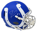 Darius Leonard Signed Indianapolis Colts AMP Alternate Series Riddell Speed Full Size Replica Helmet - LEOREP302 - Darius Leonard Signed Indianapolis Colts AMP Alternate Series Riddell Speed Full Size Replica Helmet product image