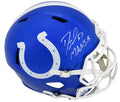 Darius Leonard Signed Indianapolis Colts FLASH Riddell Speed Full Size Replica Helmet w/Maniac (JSA) - LEOREP305 - Darius Leonard Signed Indianapolis Colts FLASH Riddell Speed Full Size Replica Helmet w/Maniac (JSA) product image