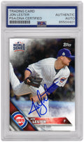 Jon Lester Signed Chicago Cubs 2016 Topps World Series Champions Baseball Card #WS17 - (PSA Encapsulated) - LESCAR103 - Jon Lester Signed Chicago Cubs 2016 Topps World Series Champions Baseball Card #WS17 - (PSA Encapsulated) product image