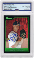 Jon Lester Signed Boston Red Sox 2006 Bowman Draft Rookie Baseball Card #BDP22 - (PSA Encapsulated) - LESCAR104 - Jon Lester Signed Boston Red Sox 2006 Bowman Draft Rookie Baseball Card #BDP22 - (PSA Encapsulated) product image