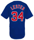Jon Lester Signed Blue Custom Baseball Jersey - LESJRY105 - Jon Lester Signed Blue Custom Baseball Jersey product image