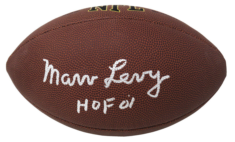 Marv Levy Signed Wilson Super Grip Full Size NFL Football w/HOF'01 - LEVFTB301 - Marv Levy Signed Wilson Super Grip Full Size NFL Football w/HOF'01 product image