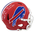 Marv Levy Signed Buffalo Bills Throwback Riddell Full Size Speed Replica Helmet w/HOF'01, 4x AFC Champs - LEVREP303 - Marv Levy Signed Buffalo Bills Throwback Riddell Full Size Speed Replica Helmet w/HOF'01, 4x AFC Champs product image