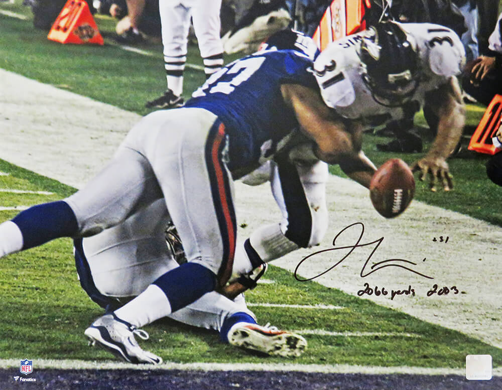 Jamal Lewis Signed Baltimore Ravens Super Bowl XXXV TD Run 16x20 Photo w/2066 Yds 2003 - LEW16P305 - Jamal Lewis Signed Baltimore Ravens Super Bowl XXXV TD Run 16x20 Photo w/2066 Yds 2003 product image